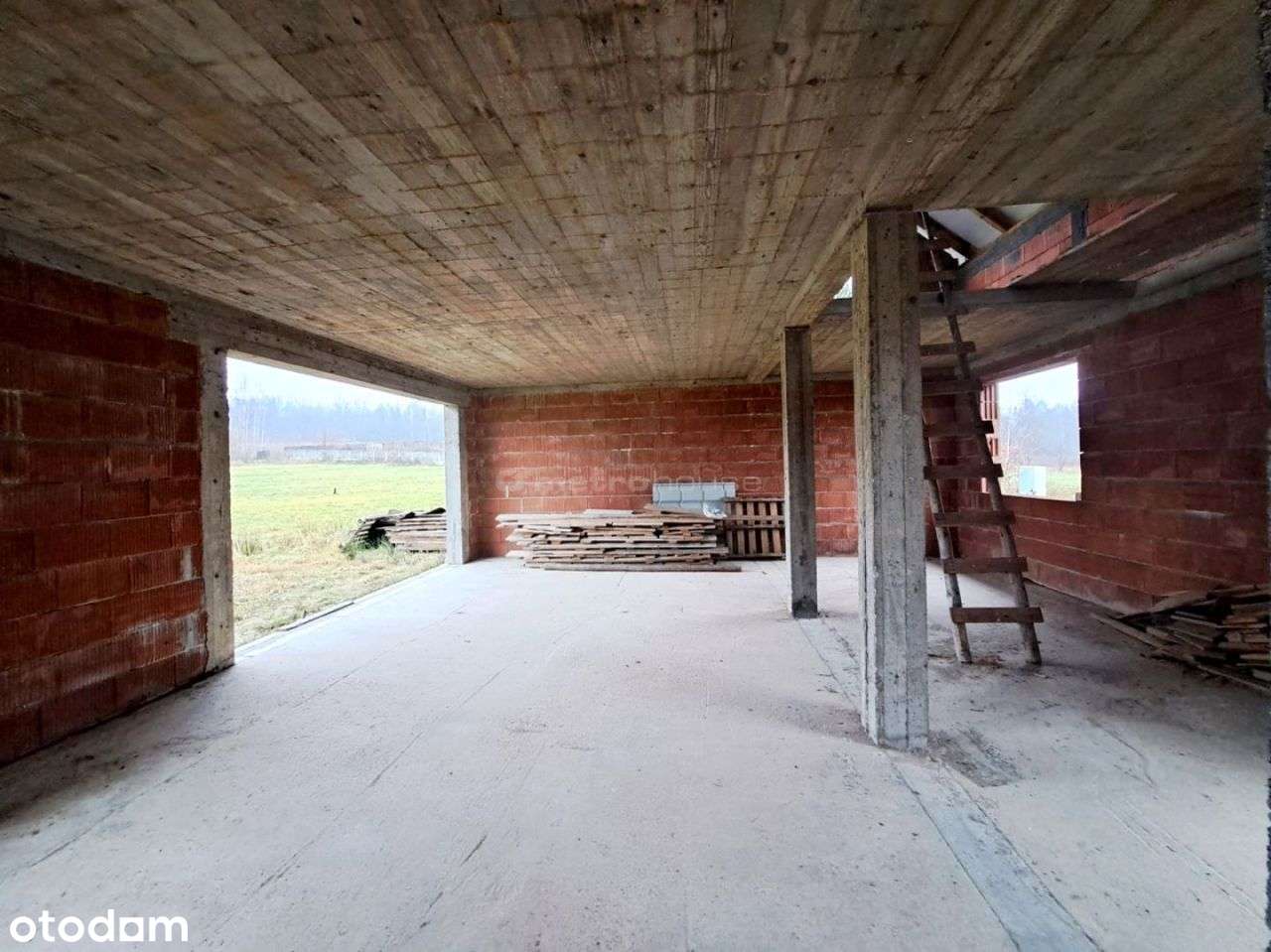 Dom w Kranowie-stan surowy otwarty-120m2 - Pełny obrazek: 4/7