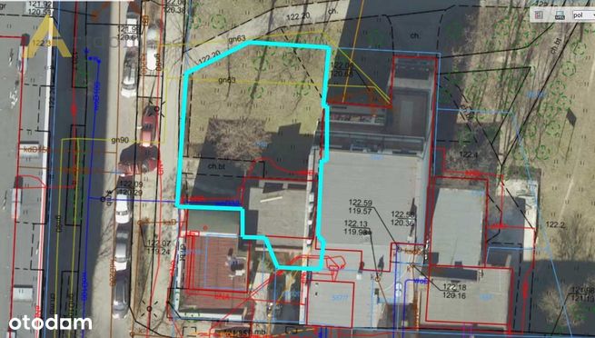 Działka z gotowym projektem zabudowy usługi-mieszk