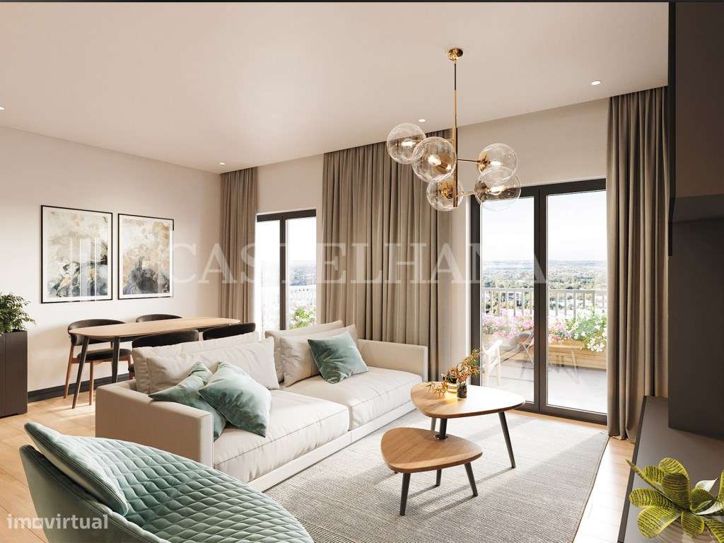 Apartamento T3 com varanda em novo empreendimento situado em Benfica - Grande imagem: 3/55