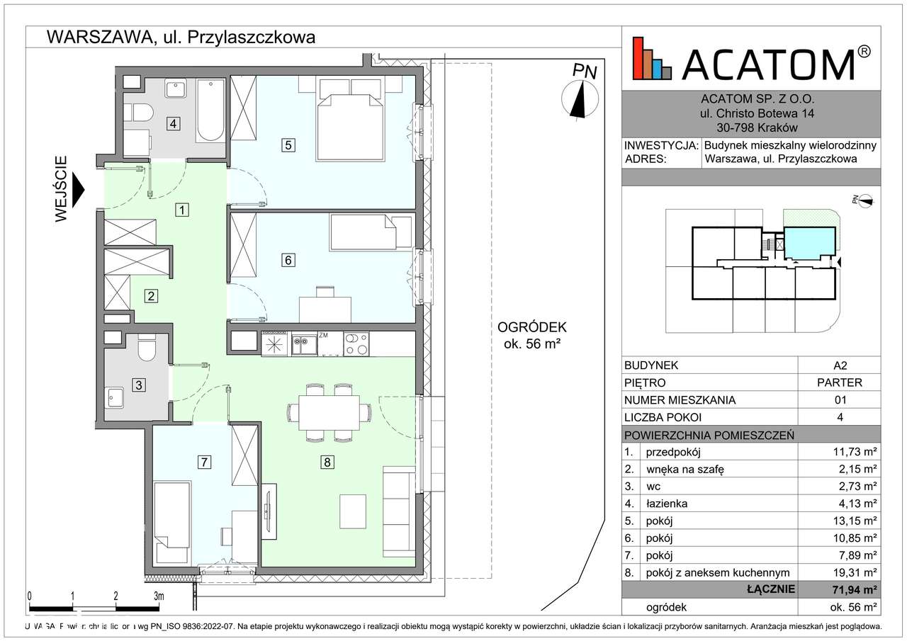 Wawer Go 2.0 | mieszkanie 4-pok. | A2_M01 - Pełny obrazek: 2/7