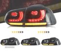 FAROLINS TRASEIROS FULL LED PARA VOLKSWAGEN VW GOLF 6 DINAMICOS FUMADOS R20 LOOK 08-12 - 2