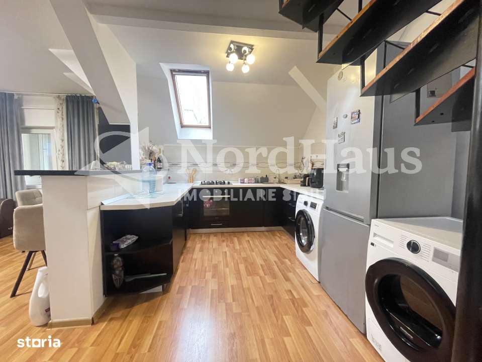 DE VANZARE APARTAMENT TIP MANSARDA | UTILAT | MOBILAT | VASILE AARON-4