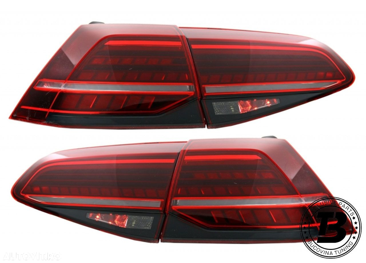 Stopuri Full LED compatibile cu VW Golf 7 VII G7.5 Design - 11