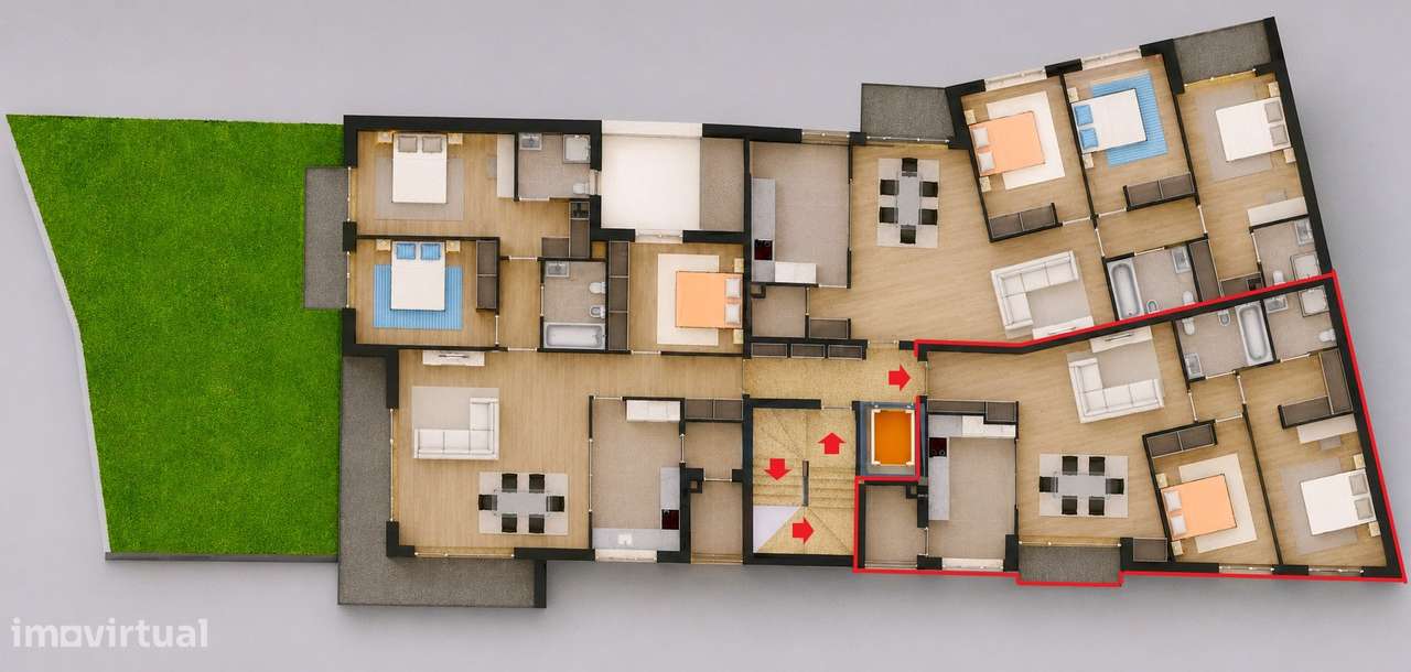 Apartamento T2 e T3 Premium na Zona Histórica de Torres Novas com Parq-37