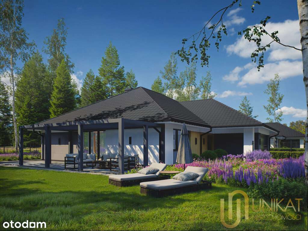 Dom Parterowy w otulinie lasu. Działka 1195m2-6