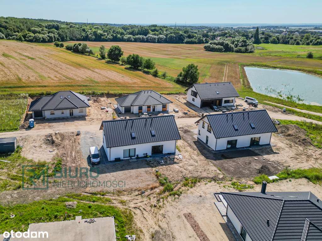 Gotowy dom z ogrodem, Okólnik, 86,97 m2-1