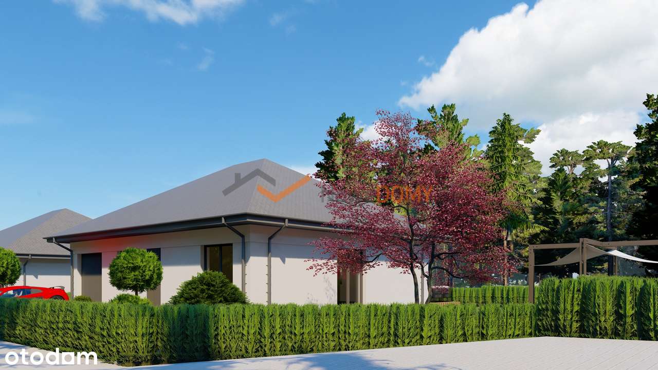 CENA PROMOCYJNA! Parterowy Dom PRZY LESIE w Buku DUŻA DZIAŁKA 0% prow.-7