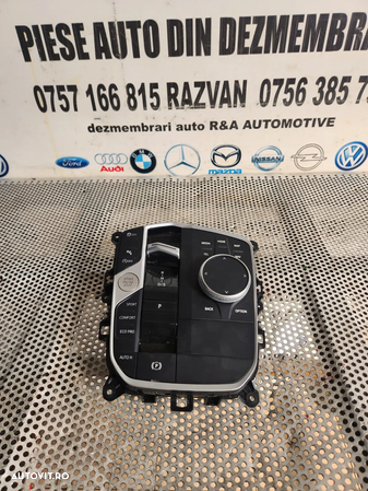 Consola Centrala Idrive Selector Viteze Timonerie Buton Start Stop Frana De Mana Bmw G20 G21 G22 G23 G26 G28 G29 G42 M2 M3 M4 Volan Stanga Dezmembrez Bmw - Dezmembrari Arad - 1