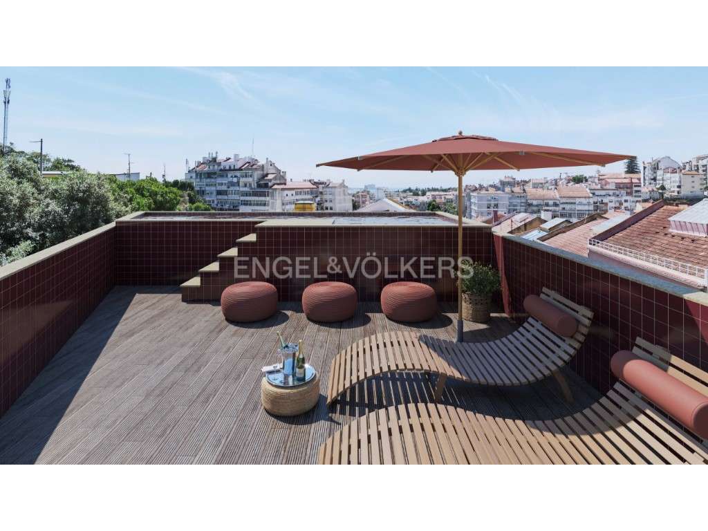 Deck Town House T3 a T4 com piscina no rooftop - Grande imagem: 3/27