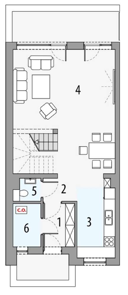 Przestronny dom z dużymi pokojami i ogromnymi oknami w świetnej cenie! - Pełny obrazek: 5/14