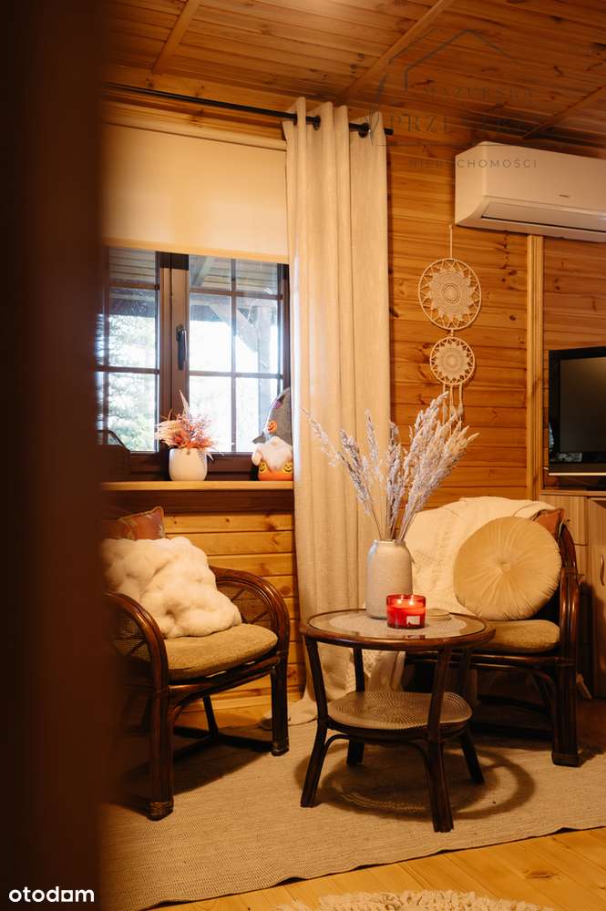 Całoroczny domek 30 m od jeziora, działka 1200 m²-5