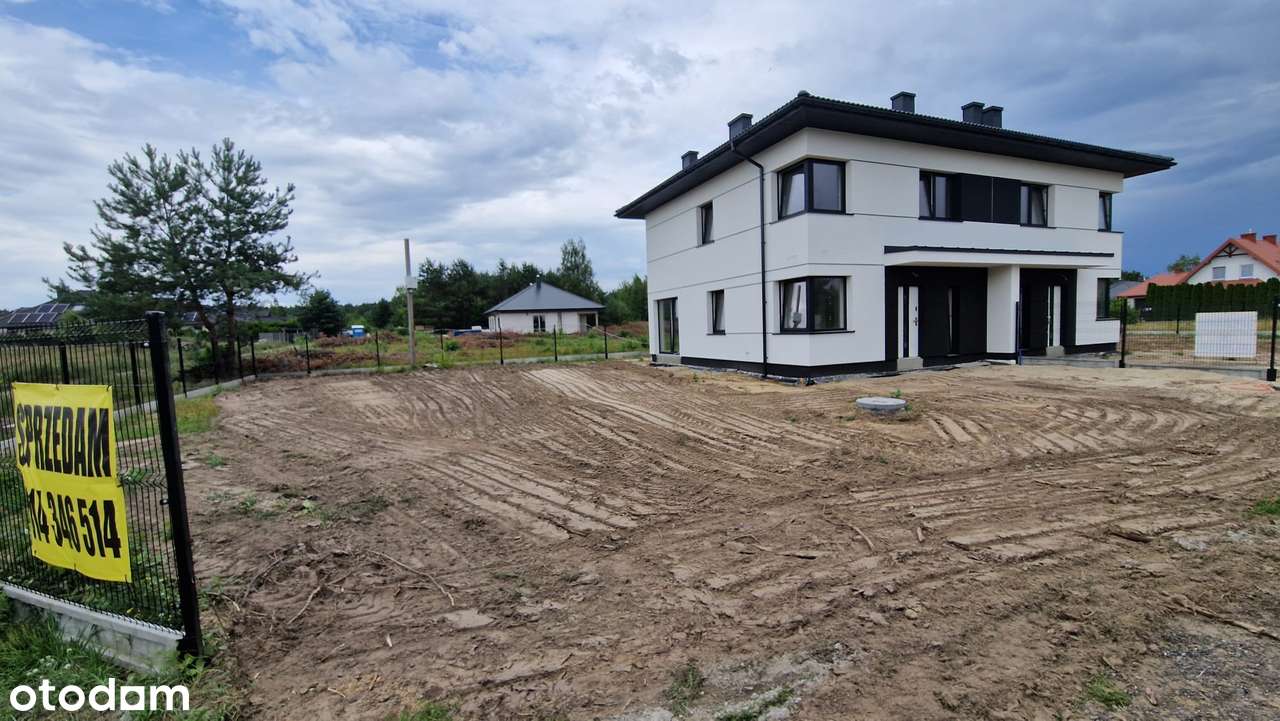 dom Serock (Izbica) ½ bliźniaka 110 m2+20m2, bez PCC, światłowód - Pełny obrazek: 1/19