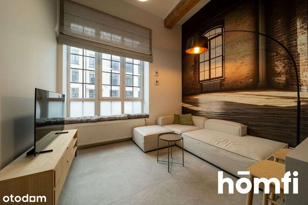 Stylowy loft D77 – na sprzedaż przy Manufakturze-1