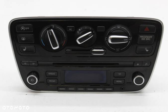 VW UP RADIO PANEL KLIMY 1S0035156H 1S0820045N - 1