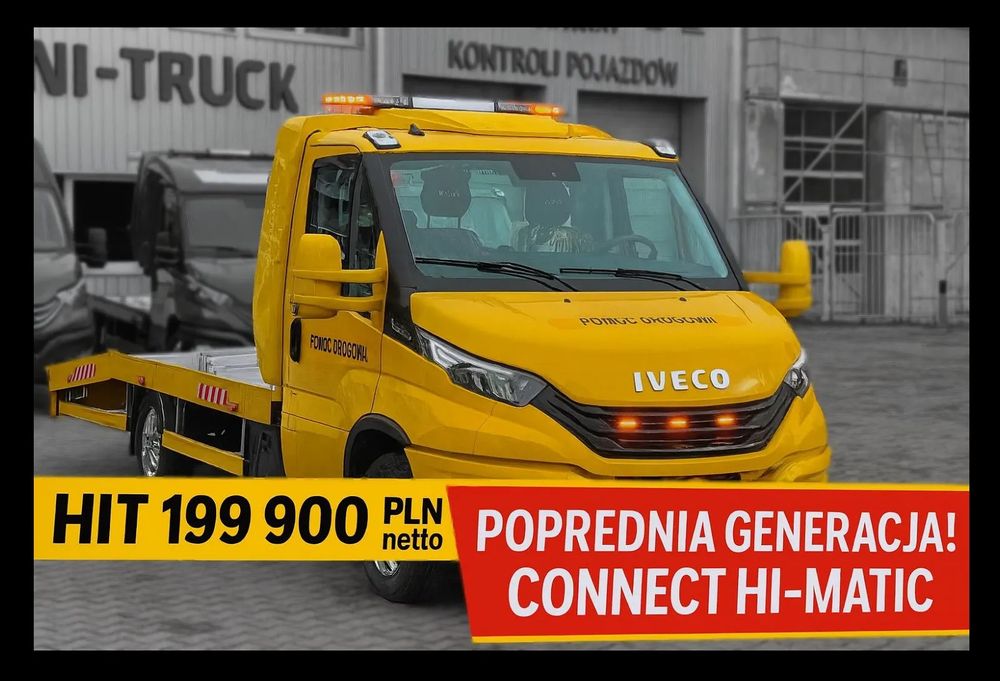 Iveco Daily 35S21HA8/P Laweta Pomoc Drogowa! POPRZEDNIA GENERACJA! Connect HI-MATIC!