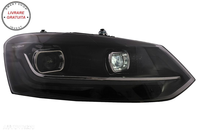 Faruri LED VW Polo 6R 6C (2010-2017) Semnalizare Dinamica- livrare gratuita - 8