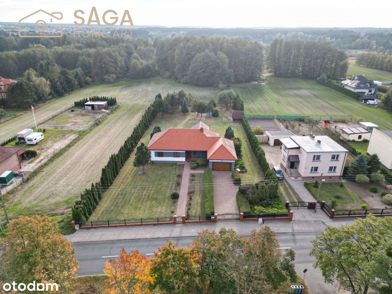 0% prowizji/dom: 292 m²/działka 3066 m²/możliwość-3