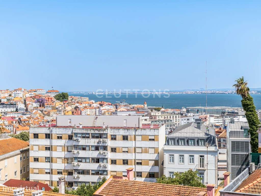 T4 exclusivo na Estrela-Lapa, viver com o Tejo ao fundo, Terraços e...-3
