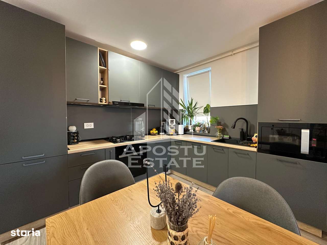 Penthouse cu 3 camere si 2 bai complet mobilat si utilat in Braytim. - Imagine principală: 4/16