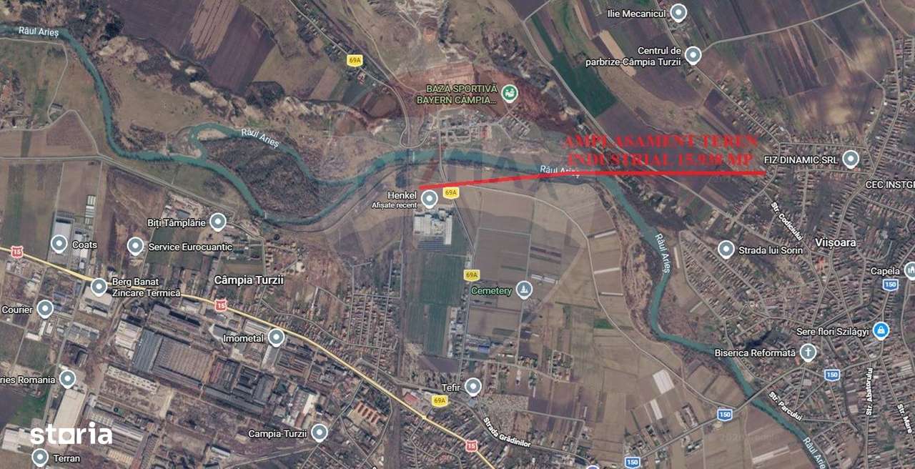 Teren industrial 15.938 MP langa HENKEL cu utlilitati la limita-0
