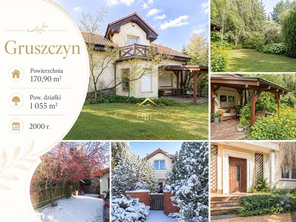 Dom na sprzedaż, 5 pokoi, 171 m², Gruszczyn