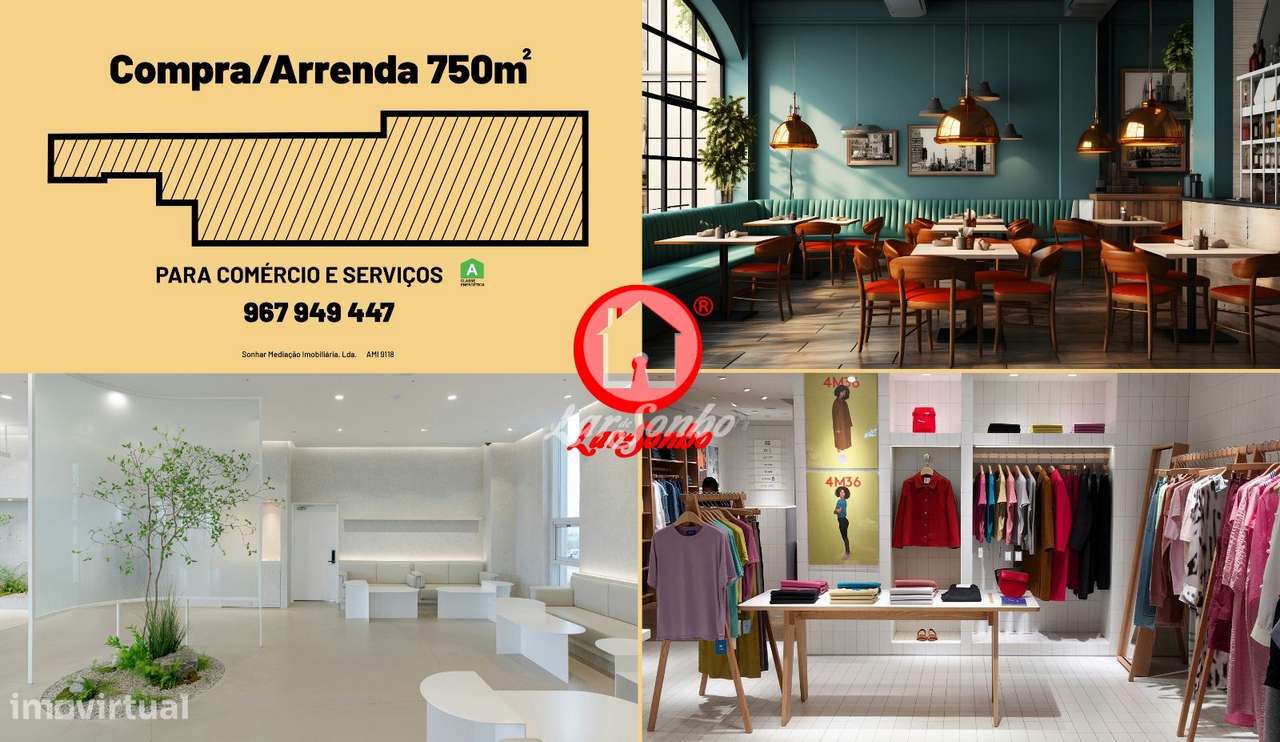 Loja NOVA no centro de Vila do Conde com 2 andares e 750m2 - Grande imagem: 4/30
