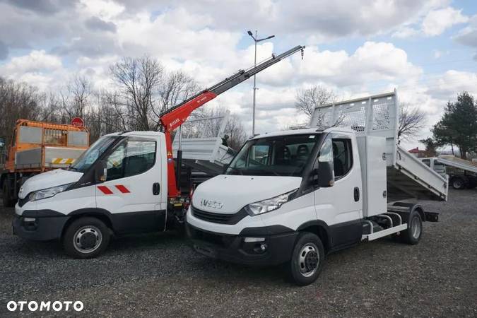 Iveco 35C14 wywrotka skrzynia HDS żuraw - 8