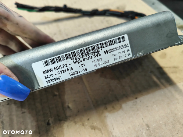 BMW 3 E91 LIFT 09r MODUŁ STEROWNIK BLUETOOTH 9224674 - 3