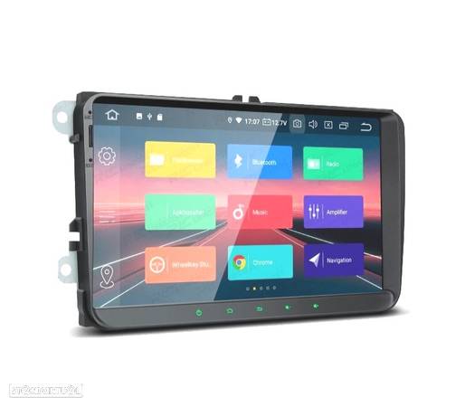 AUTO RADIO 2DIN GPS ANDROID 12 LCD TÁCTIL 9" VOLKSWAGEN VW PARA SEAT Y SKODA - 1