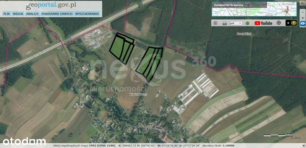 Działki w Kraśniku Dolnym - dobry dojazd do A4 - Pełny obrazek: 5/7