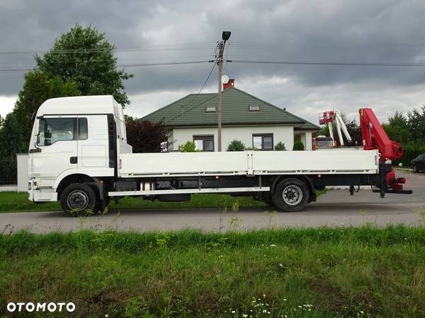 MAN TGM 15.250 HDS HMF 835 z Niemiec idealny skrzyniowy - 3