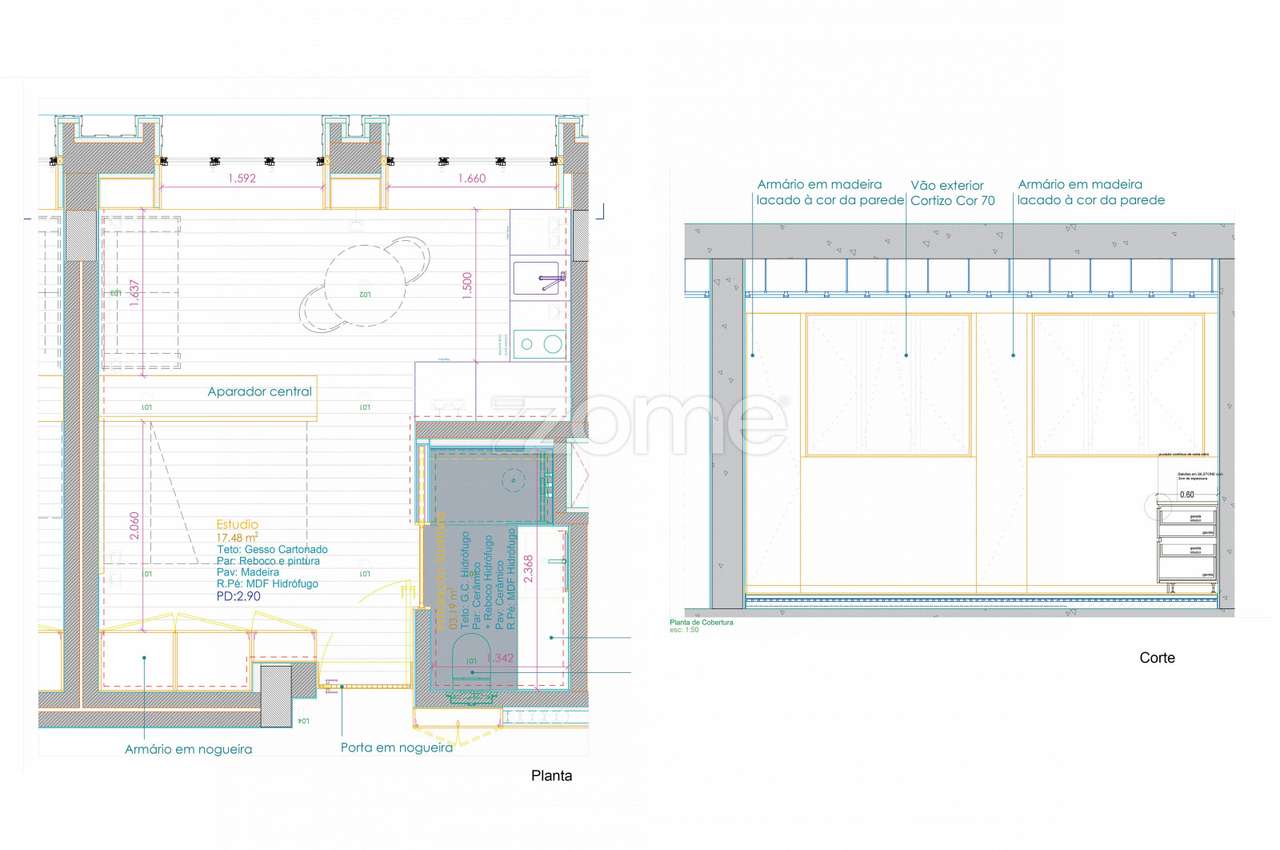 Apartamento novo T0 na Covilhã (Fração 3.1) - Grande imagem: 4/16