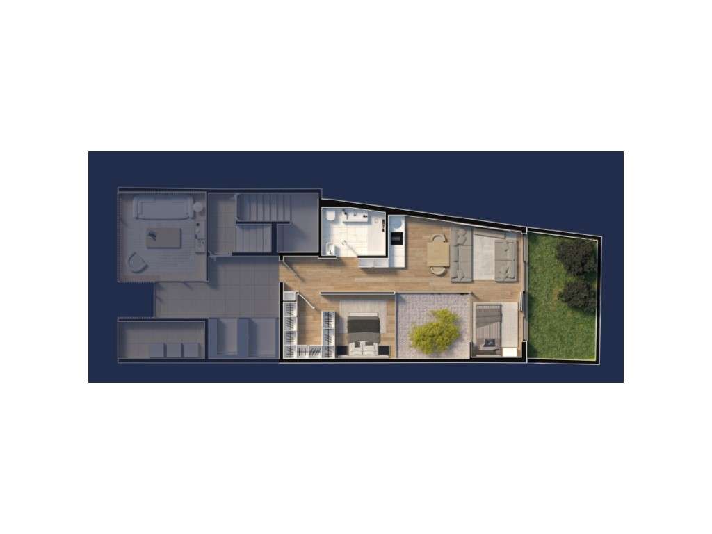 T1+1 Novo c/ Jardim | Centro de Matosinhos (2025) - Grande imagem: 5/11