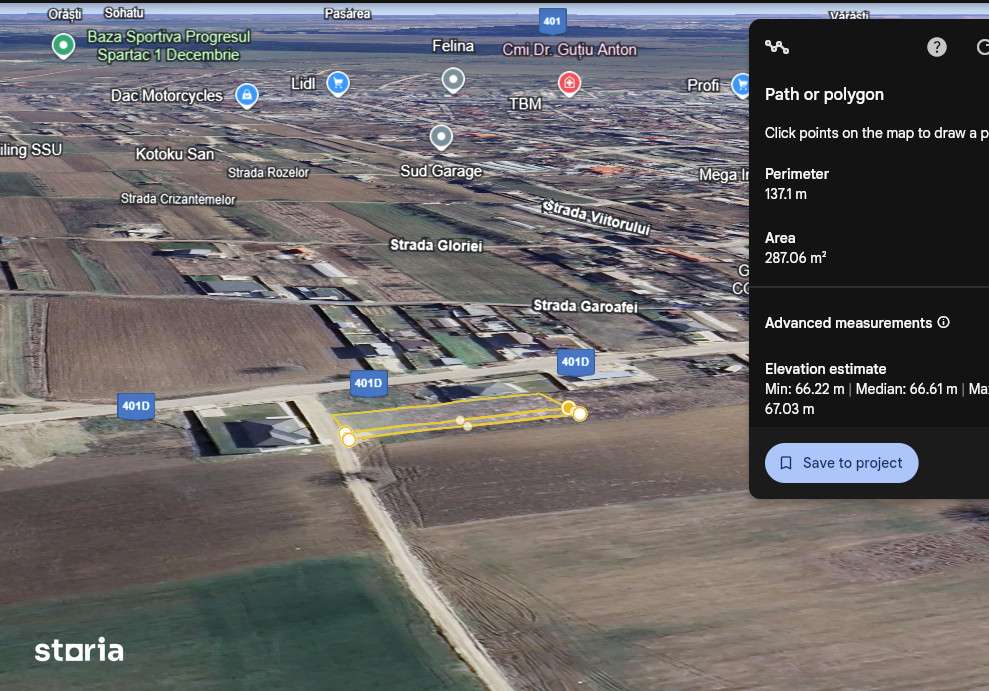 De vanzare | Teren 1184 mp | 1 Decembrie - Imagine principală: 2/5