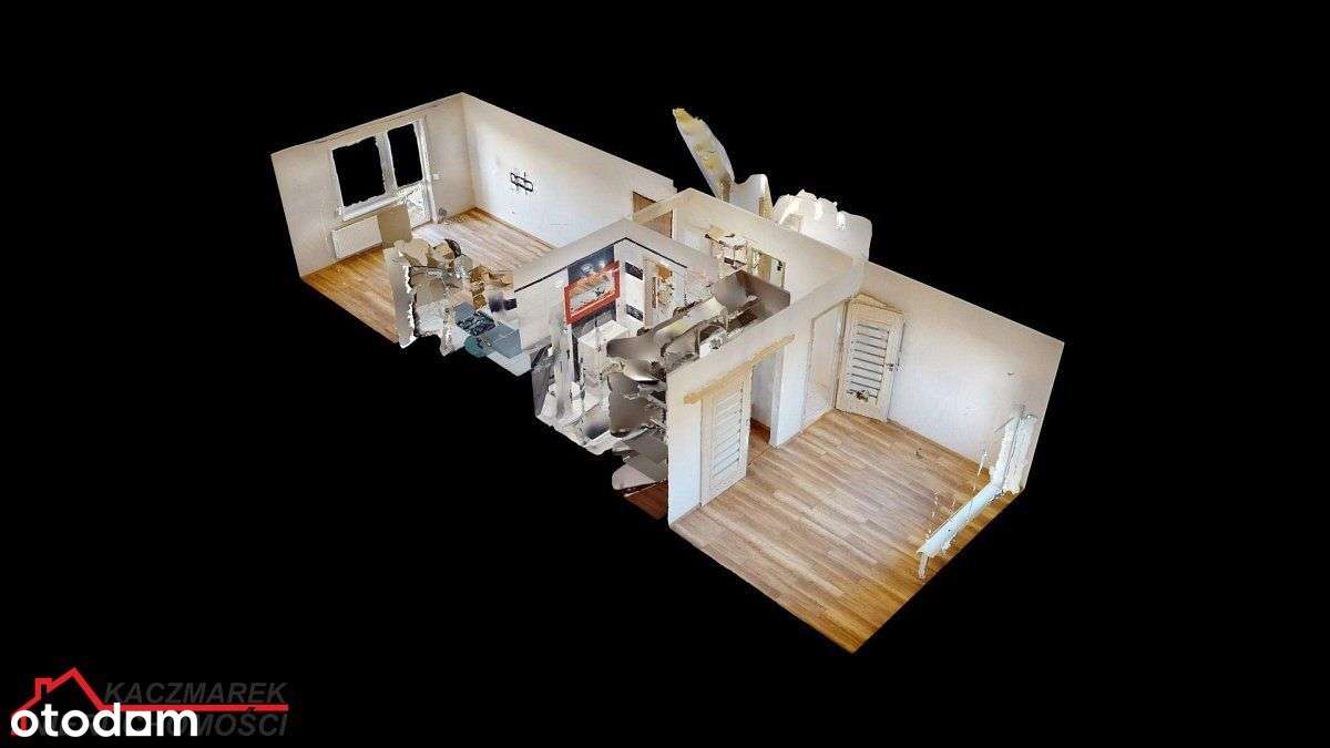 2-pokojowe mieszkanie z wirtualnym spacerem 3D - O-14