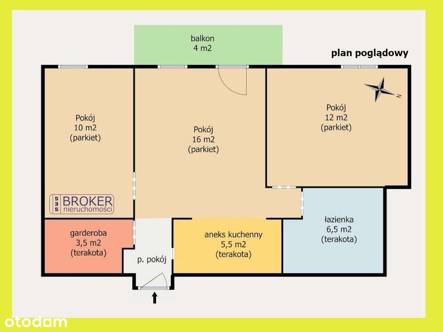 Szczęśliwice; Włodarzewska; 3 pokoje-8