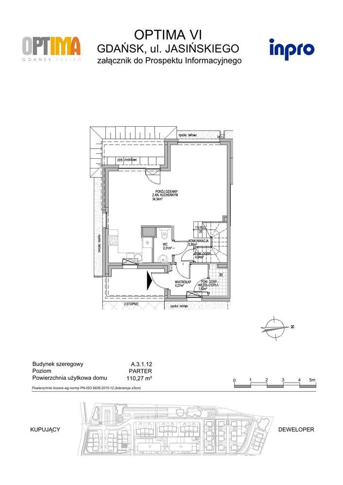 sprzedam NOWY, wybudowany przez dewelopera dom na osiedlu OPTIMA - Pełny obrazek: 3/9
