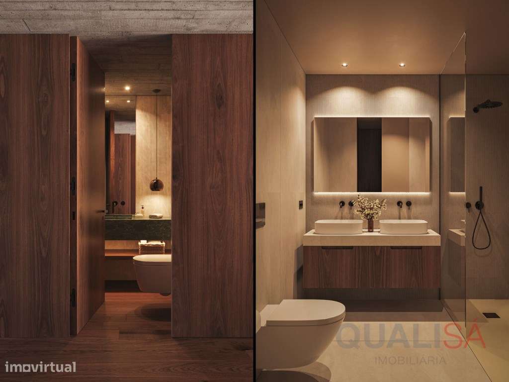 Apartamento T2 novo com logradouro em empreendimento de luxo no cen...-11