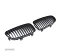 GRELHAS FRONTAIS PÁRA-CHOQUES LOOK M1 PERFOMANCE PARA BMW E81 E87 E82 E88 04-07 PRETO BRILHANTE - 4