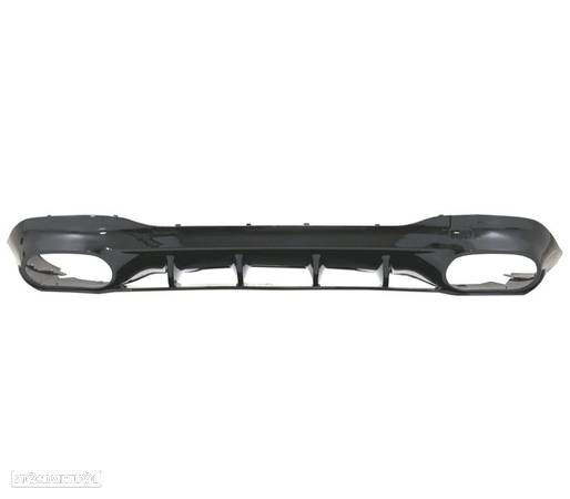 DIFUSOR PARA MERCEDES W118 AMG 19- LOOK CLA35 PRETO BRILHANTE - 5