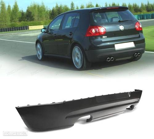 SPOILER TIPO DIFUSOR TRASEIRO GOLF 5 MK5 R32 LOOK 03-08 - 1