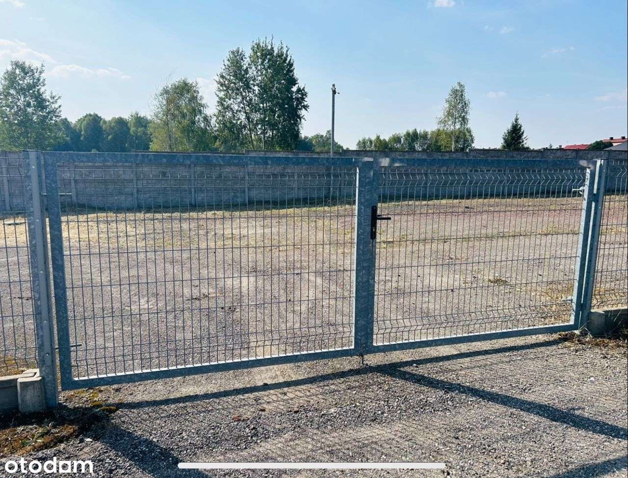 Teren ogrodzony , utwardzony ,media 1800m2 - Pełny obrazek: 4/4