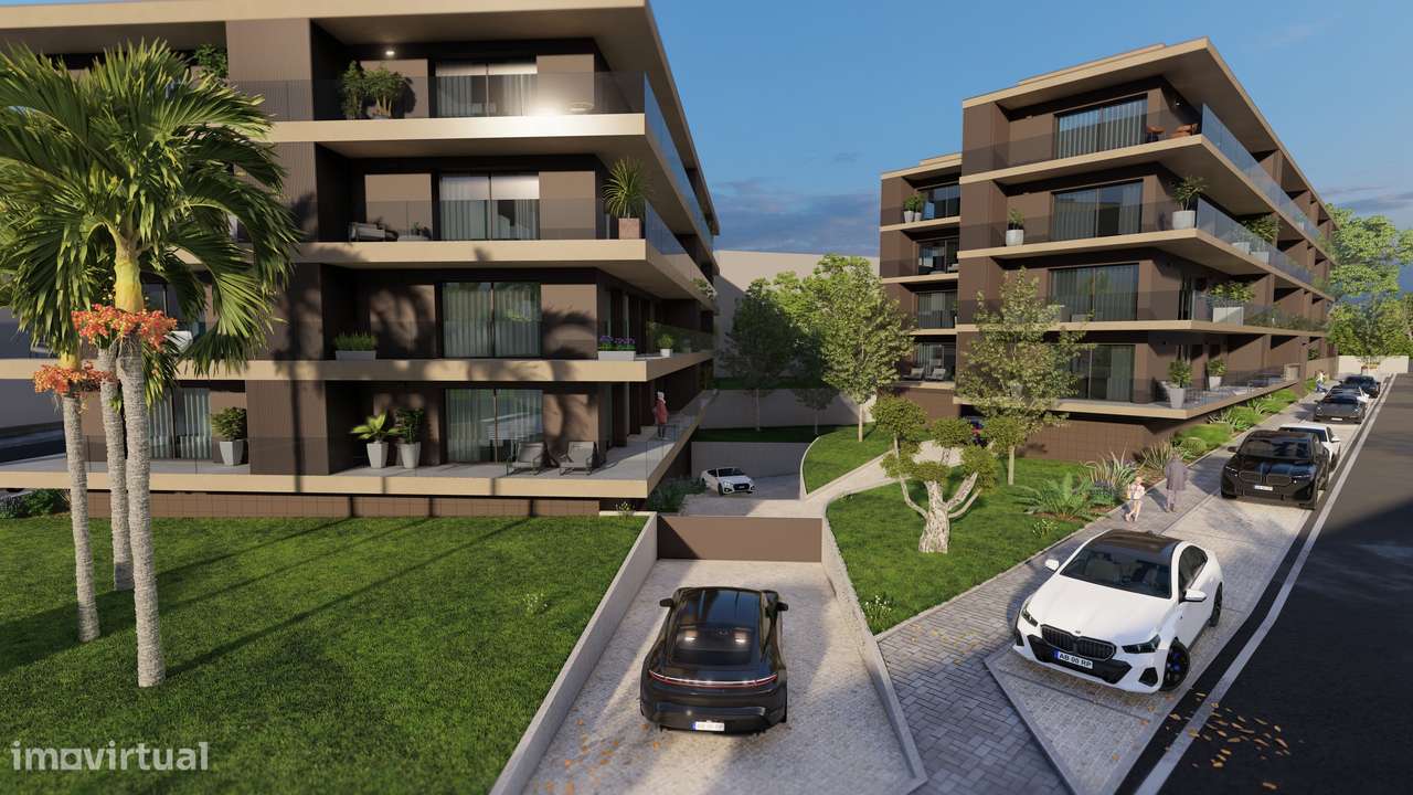 T1+1 Novo com 2 Lugares de Estacionamento, no Centro de Vila Verde - Grande imagem: 4/14