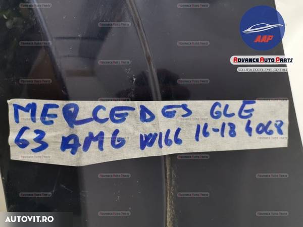 Bara fata Mercedes GLS 63 AMG W166 an 2015-2019 cu senzori - in stare buna - 10