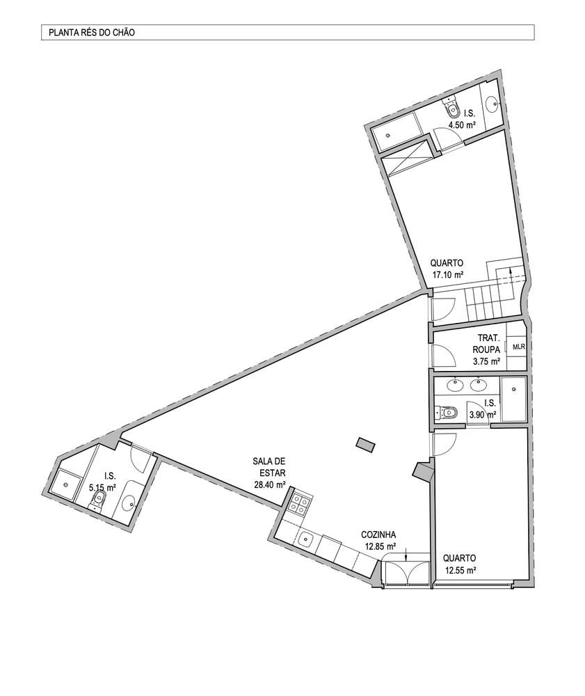 T2 Totalmente Remodelado com 2 Suítes em Algés | Entrega Maio 2026 - Grande imagem: 2/6