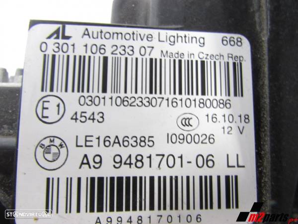 Farol Led Esquerdo Seminovo/ Original BMW 3 (G20)/BMW 3 Touring (G21) 6311849615... - 4