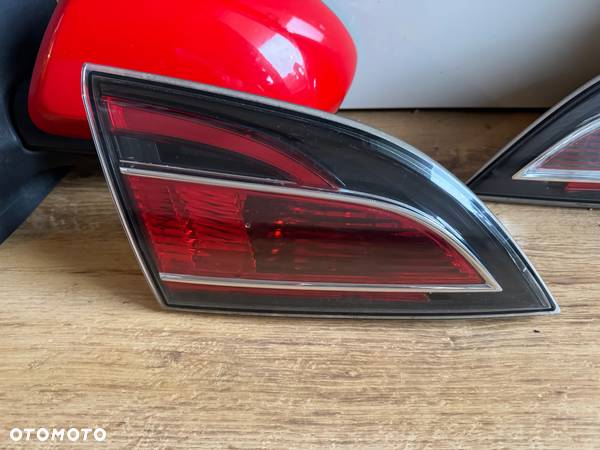 Mazda 6 GH 2008/2013 Lampa tył lewa lub prawa w klapę kombi halogen prawy lusterko lewe lub prawe  7 Pin składane  maska zawiasy lusterka  belka pas Air Bag lampy zderzak - 3