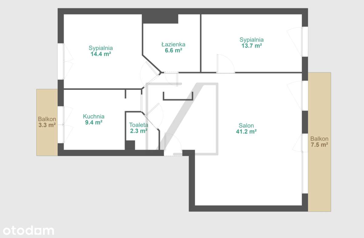 Cadena Park, 2 balkony, słoneczne, przy lesie-8