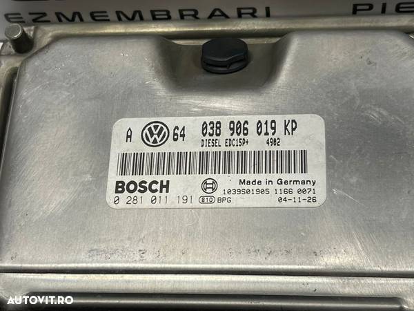 ECU Calculator Motor Volkswagen Golf 4 1.9 TDI AXR 1998 - 2006 Cod 038906019KP 0281011191 - 2