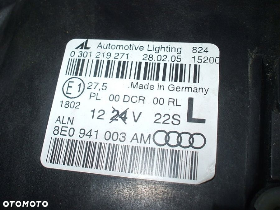 AUDI A4 B7 04-07 XENON BIXENON LAMPA lewa prawa - 8